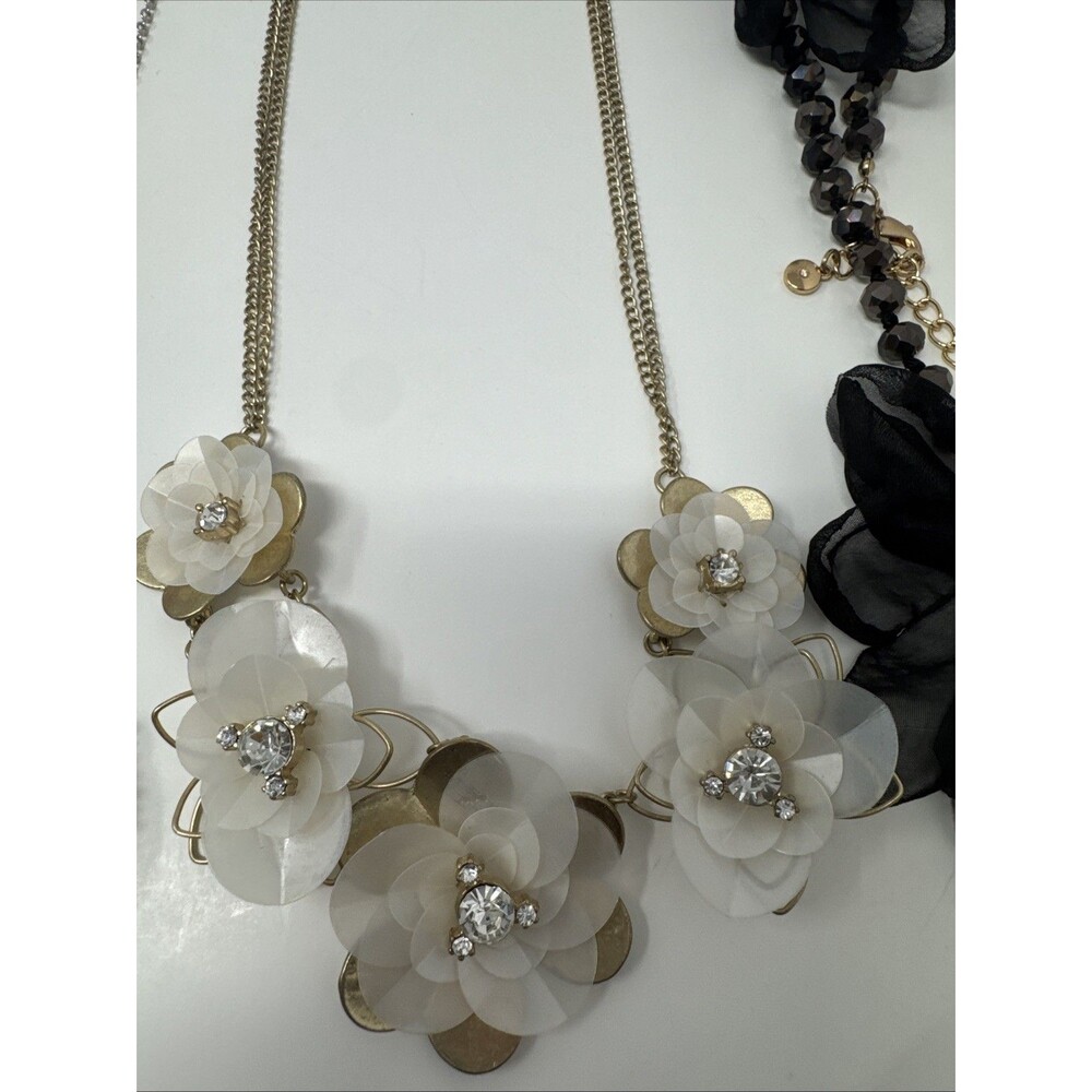 Lot Of 17 Jewelry Necklaces CATO Statement Spring Summer Costume Long Flower - Picture 11 of 16